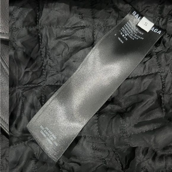 Balenciaga Blouson Taxi Leather Bomber Jacket Small Kanye - Picture 6 of 12